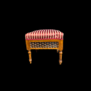 Sitzhocker gestreift 
