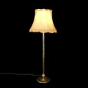 Stehlampe klassisch, marmoriert mit Fransen