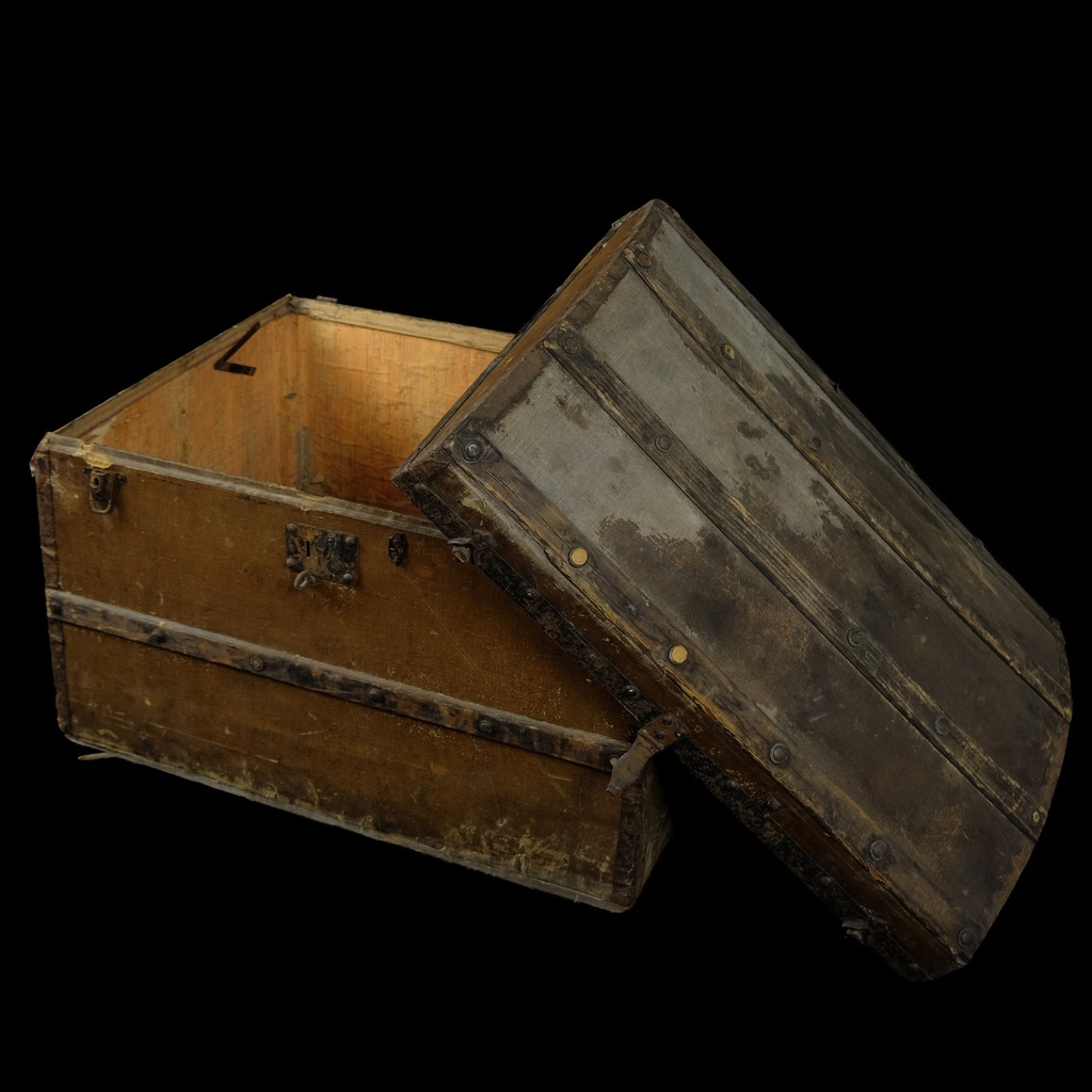 antike Holztruhe