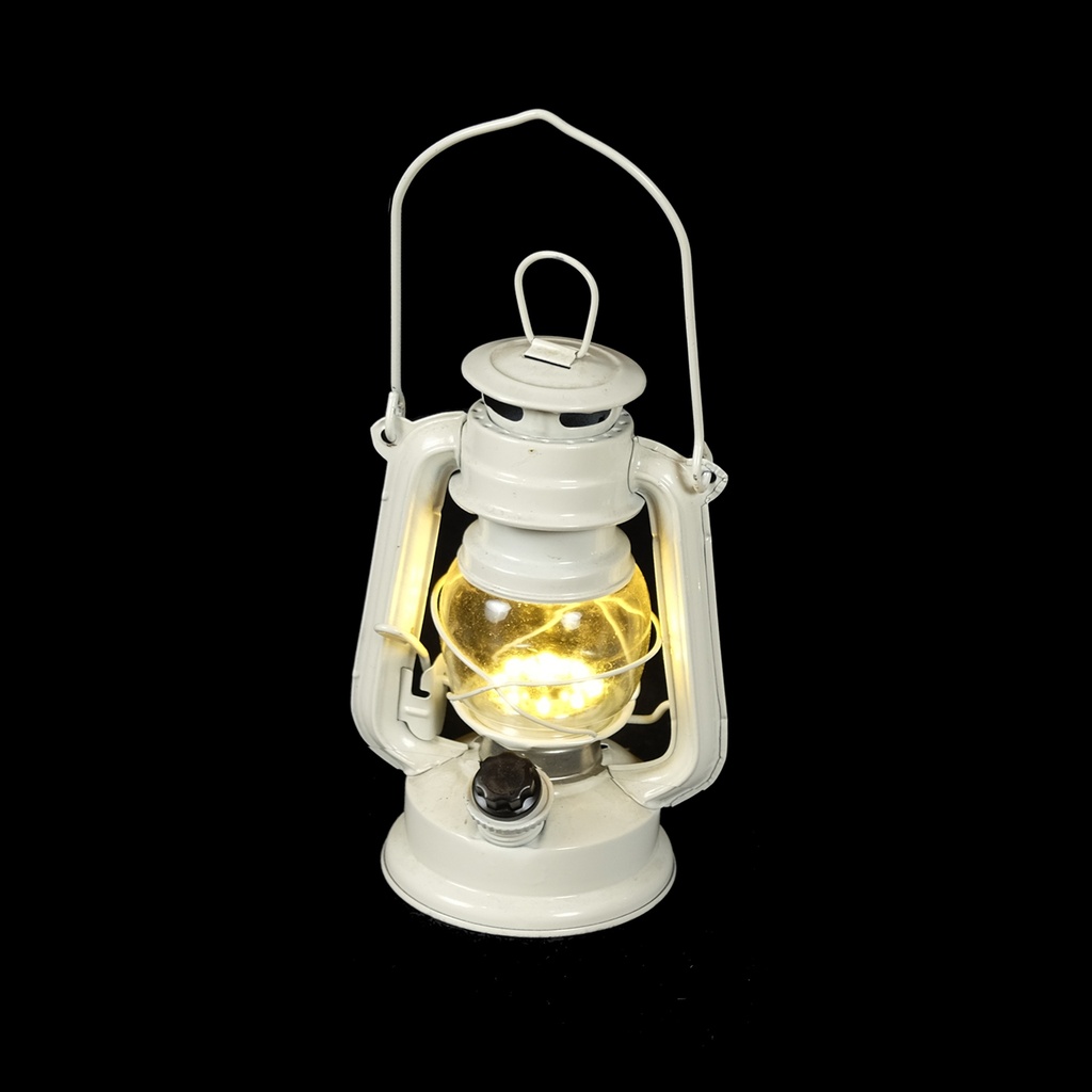 weiße Öllampe mit LED