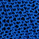 großes blaues Netz
