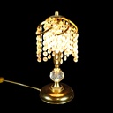 Tischlampe mit Glasperlen