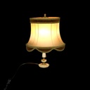 Tischlampe mit ovalem Schirm