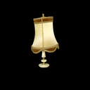 Tischlampe mit ovalem Schirm
