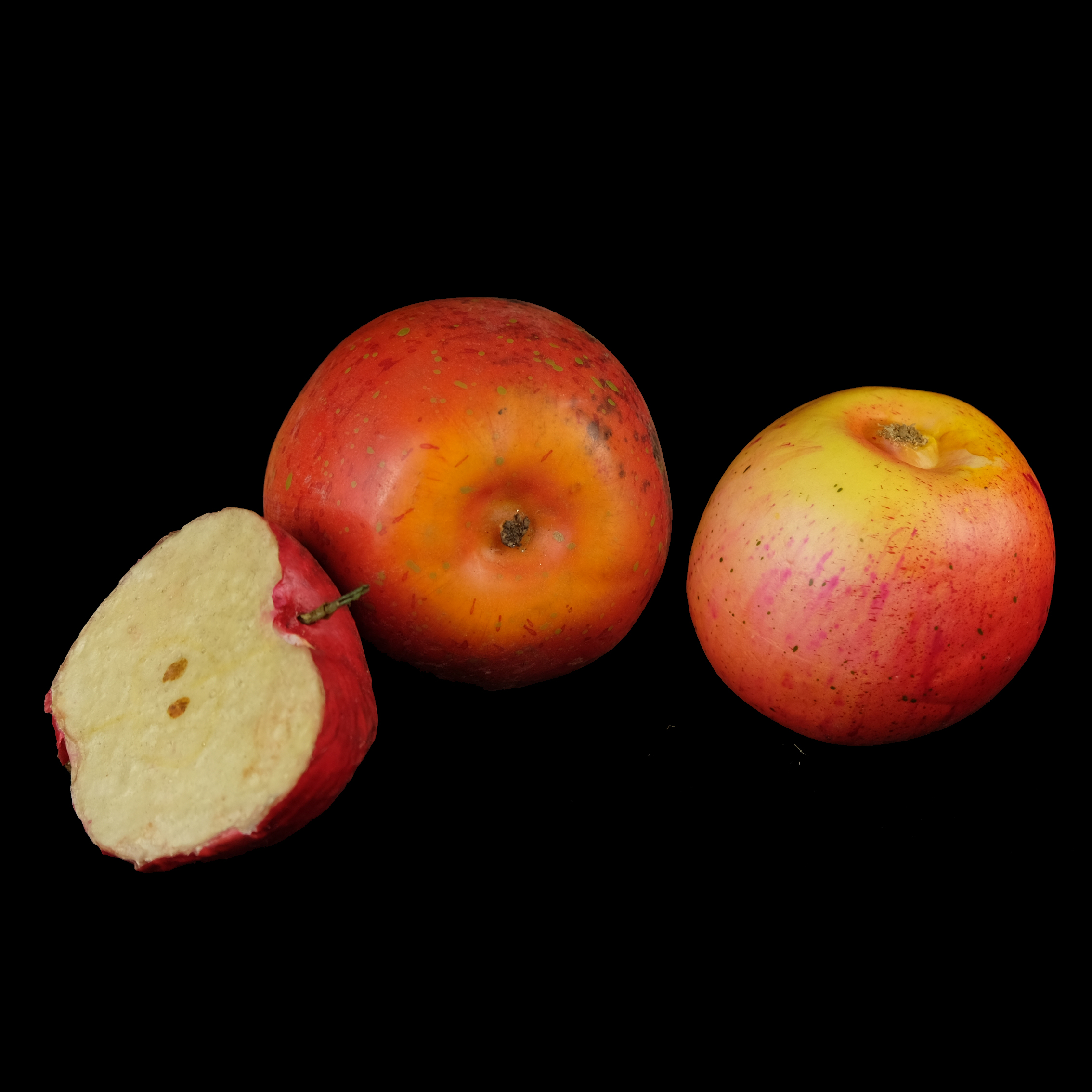 Kiste Kunst-Äpfel