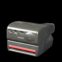 dunkelgraue Polaroid-Camera &quot;talking camera&quot;