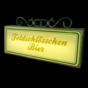 Leuchtschild Feldschlösschen Bier