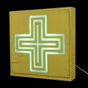 Leuchtschild mit Apothekenkreuz