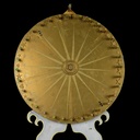 weiß goldenes Glücksrad