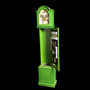 grüne Standuhr