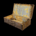 alte Metalltrue (Holz &amp; Metall)