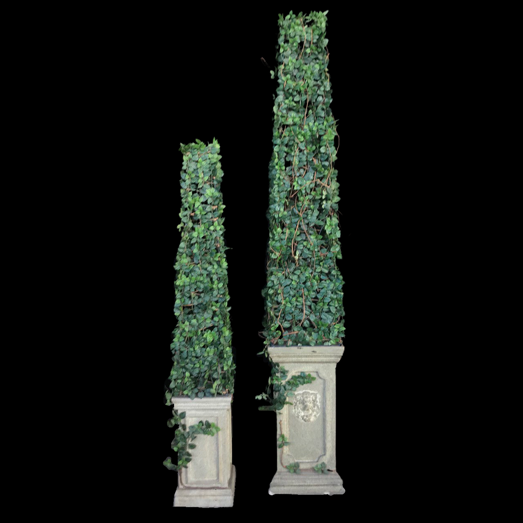 künstliche Buchsbaumsäule in kleiner Größe