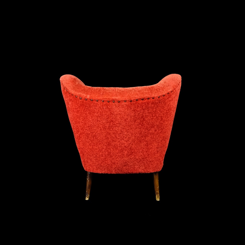 Sessel, rot, Cocktailsessel
