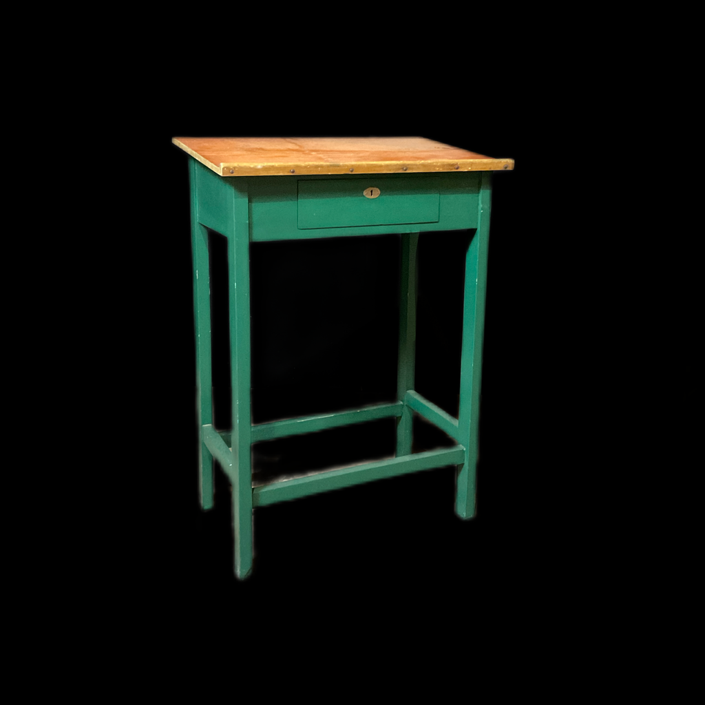 grüner Stehtisch/Redepult