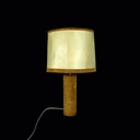 Tischlampe mit Fuß mit Velours