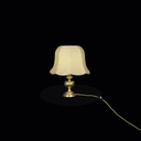 Tischlampe mit Glockenschirm