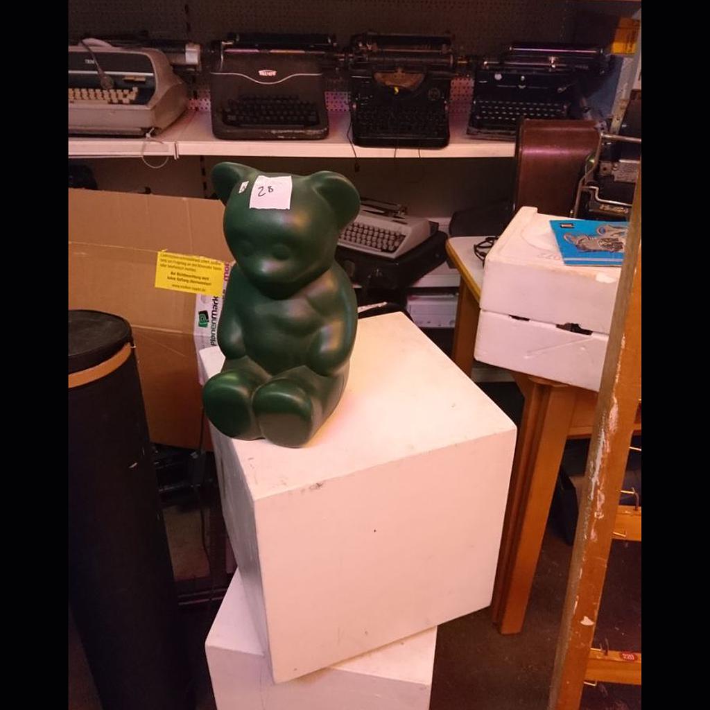 Tischlampe grüner Teddy
