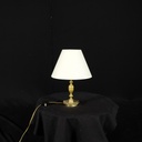 Tischlampe mit Messingfuß