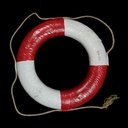 rot-weißer Rettungsring