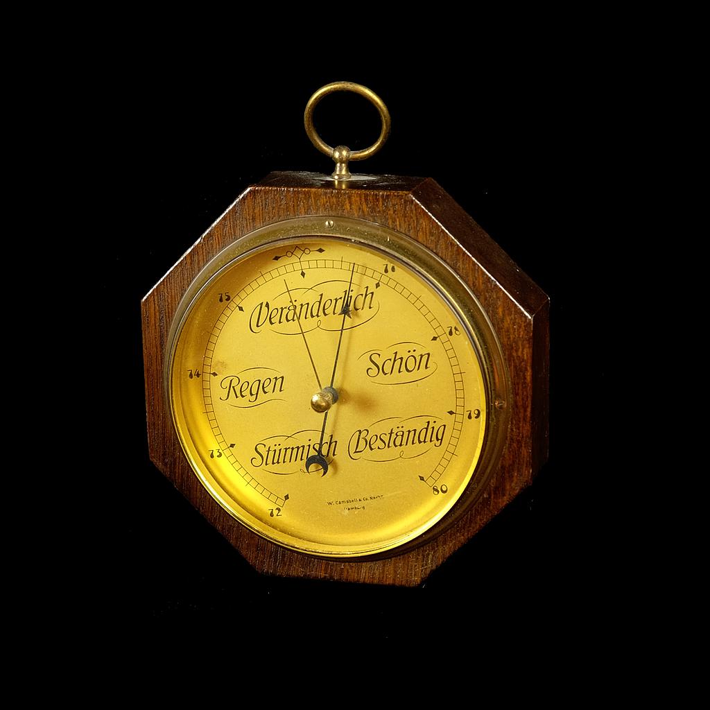achteckiges Barometer