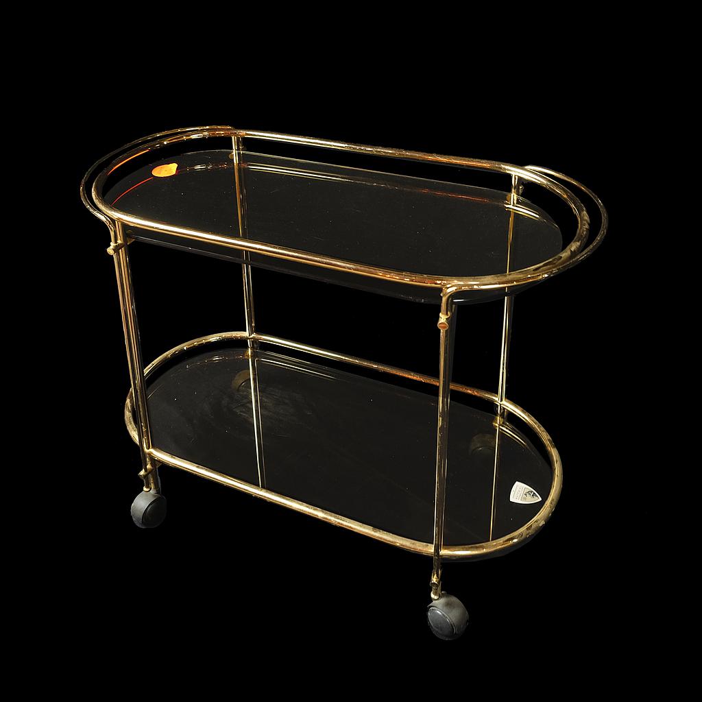 Servierwagen mit Glasplatten