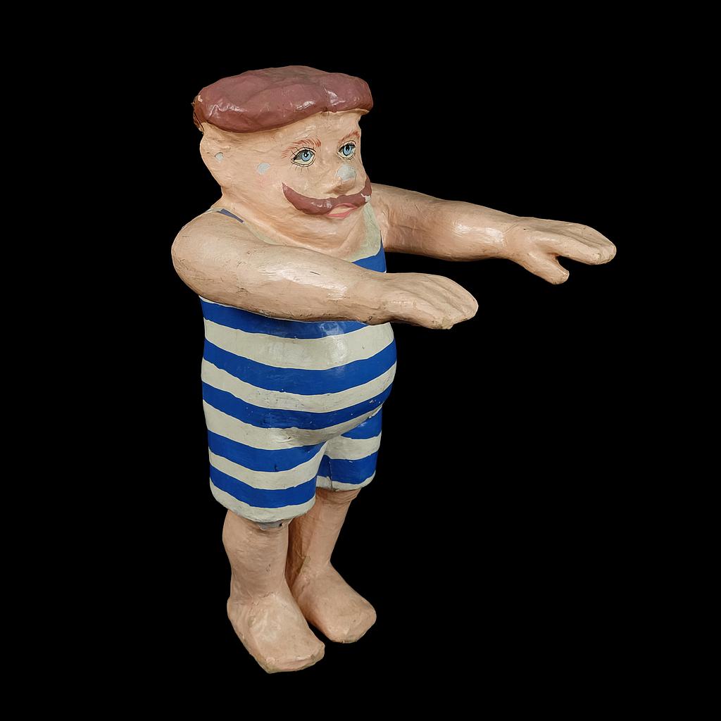 Pappmache-Figur Sportler
