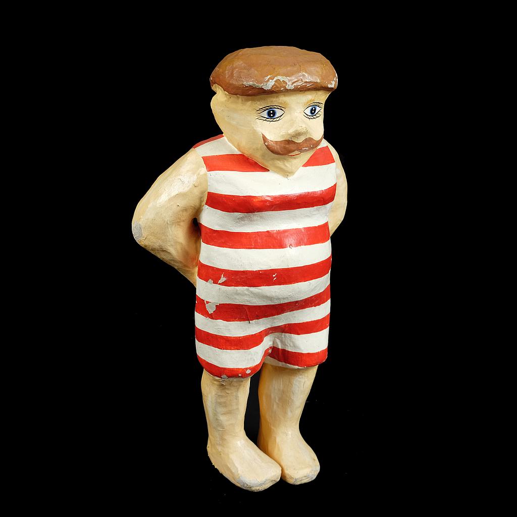 Pappmache-Figur Sportler