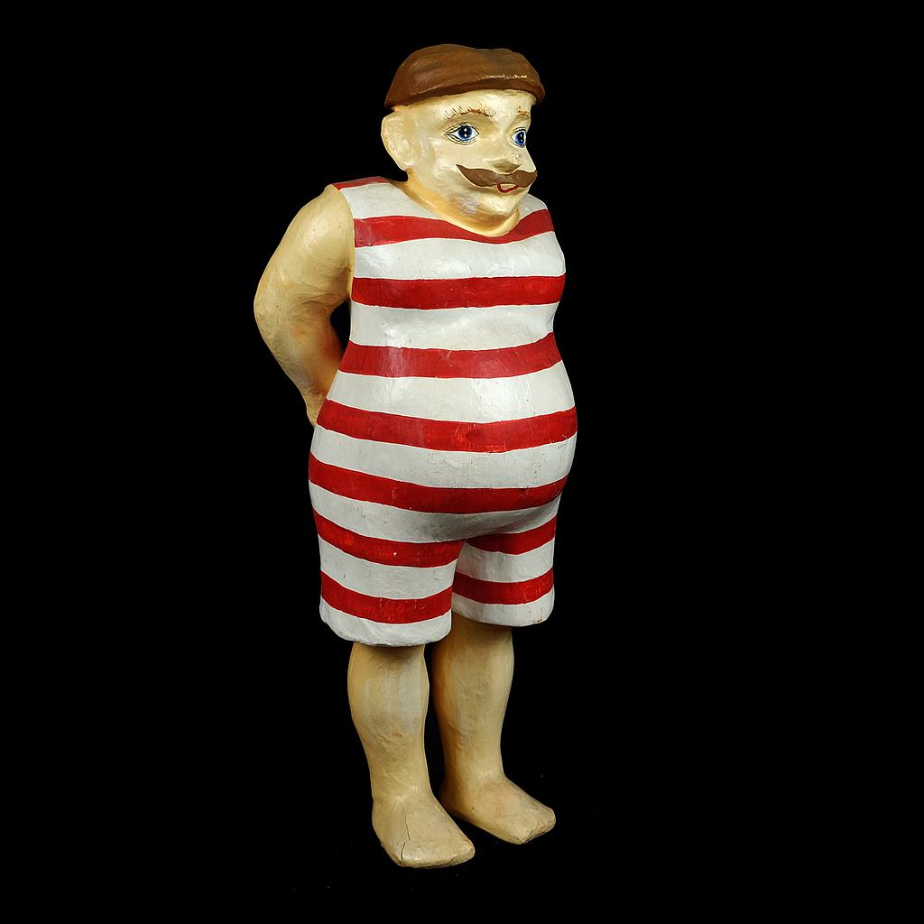 große Pappmache-Figur Sportler