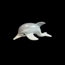 Delphin aus Pappmaché