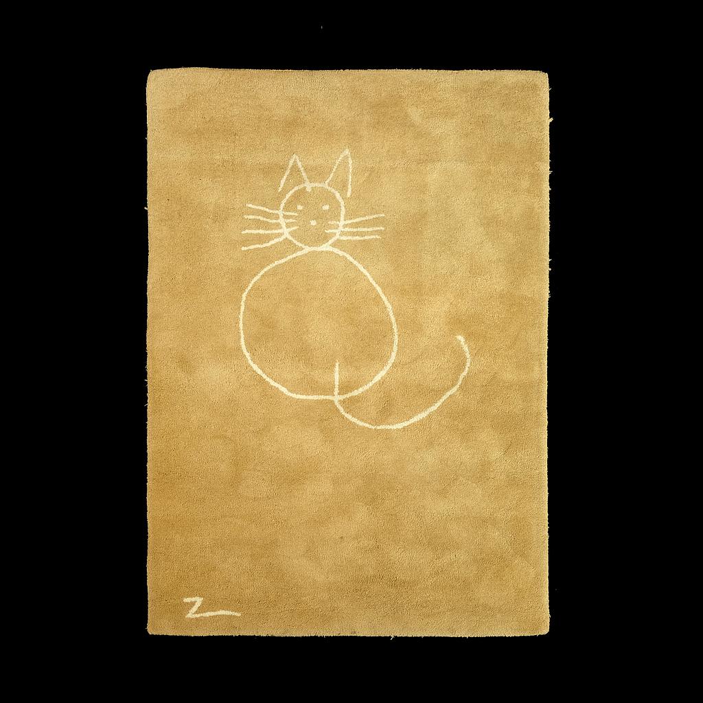 Teppich 90er Jahre &quot;Katze&quot;