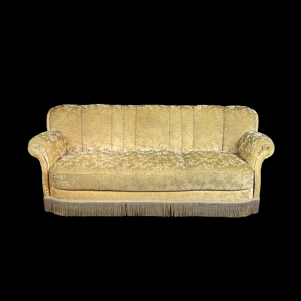 Sofa, beige, Dreisitzer