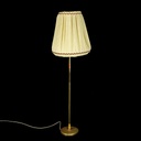 Stehlampe klassich, Schirm mit Faltenstoff
