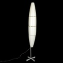 Stehlampe modern, weiß, dreigeteilt