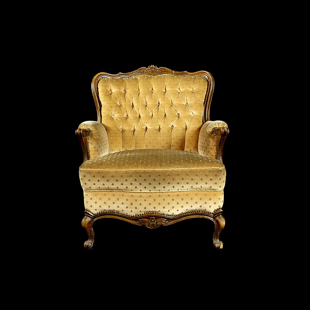 Sessel, beige, Barock, Garnitur