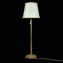 Stehlampe mit mintfarbenem Schirm