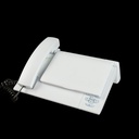 graue Telefonanlage mit Bildschirm