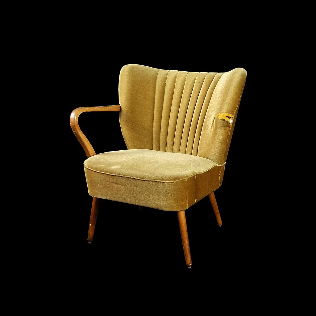 Sessel, beige, Cocktailsessel