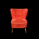 Sessel, rot, Cocktailsessel