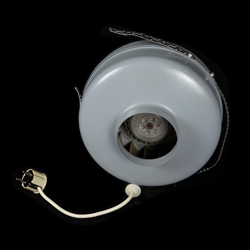 grauer Rohrventilator