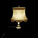 Miete - Tischlampe mit ovalem Schirm