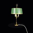 Miete - Tischlampe mit grünem Schirm
