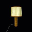 Miete - Tischlampe mit Fuß mit Velours