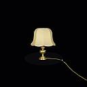 Miete - Tischlampe mit Glockenschirm