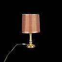 Miete - Tischlampe mit braunem Schirm