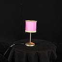 Miete - Tischlampe mit pinkem Schirm