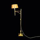 Miete - Stehlampe mit kleinem Schirm und Schwenkgelenk