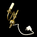 Miete - einarmige Wandlampe aus poliertem Messing