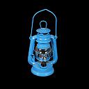 Miete - blaue Öllampe mit LED