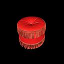 Miete - roter Sitzpuff
