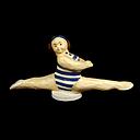 Miete - Pappmache-Figur Sportlerin